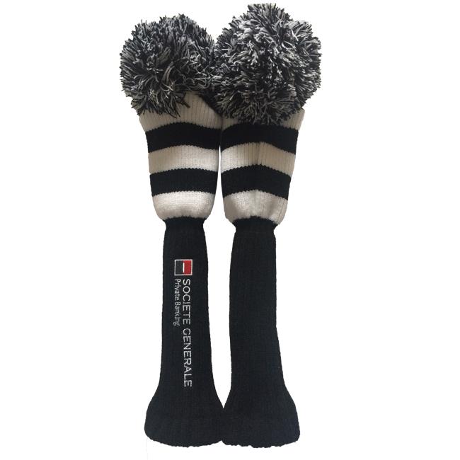 Golf Knited Pom Pom Club Headcover Manufacturer For United Kingdom Customer