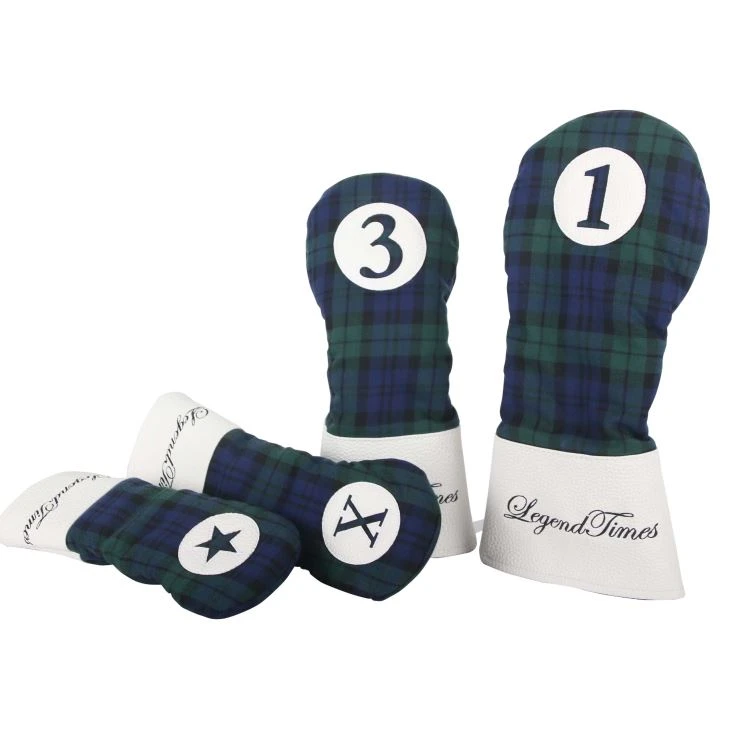 Tartan Golf Wood Headcovers